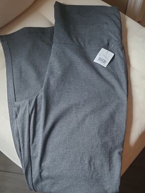 Ladies's Gray Yoga Pants Stretch Active Pants